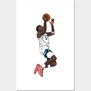 Anthony Edwards Dunk Posters and Art